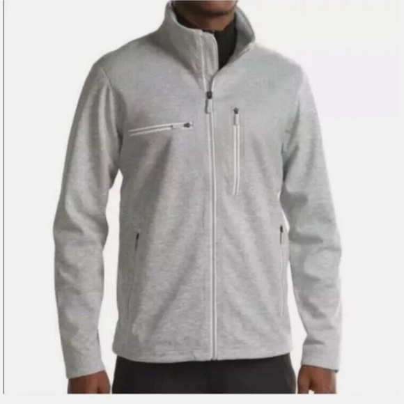 North Face Men's Revolution Denali Jacket (Light Grey) Size XL - Picture 3 of 6